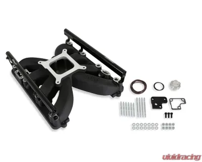 Holley Black Single Plane Intake Manifold Chrysler Gen III Hemi EFI 5.7/6.1/6.4L 2005-2023 - 300-930BK