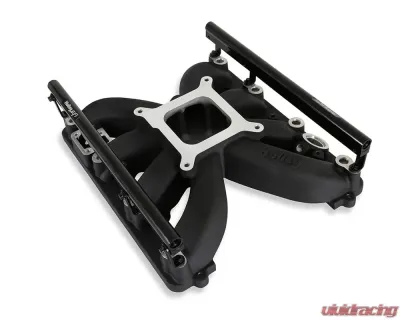 Holley Black Single Plane Intake Manifold Chrysler Gen III Hemi EFI 5.7/6.1/6.4L 2005-2023 - 300-930BK