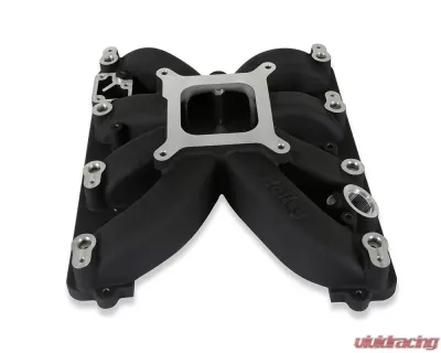 Holley Black Single Plane Intake Manifold Chrysler Gen III Hemi EFI 5.7/6.1/6.4L 2005-2023 - 300-930BK