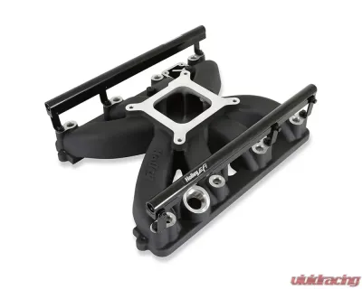 Holley Black Single Plane Intake Manifold Chrysler Gen III Hemi EFI 5.7/6.1/6.4L 2005-2023 - 300-930BK