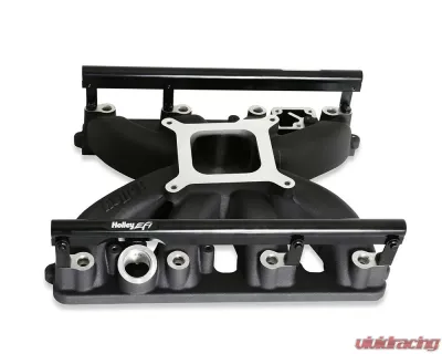 Holley Black Single Plane Intake Manifold Chrysler Gen III Hemi EFI 5.7/6.1/6.4L 2005-2023 - 300-930BK