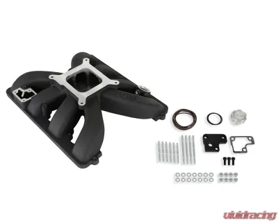 Holley Black Single Plane Intake Manifold Chrysler Gen III Hemi Sniper EFI/CARB 5.7/6.1/6.4L 2005-2023 - 300-931BK