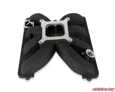 Holley Black Single Plane Intake Manifold Chrysler Gen III Hemi Sniper EFI/CARB 5.7/6.1/6.4L 2005-2023 - 300-931BK