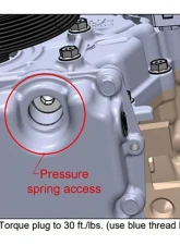 Holley High Pressure Oil Pump Spring Godzilla Engines w/ Holley Oil Pump & Pan Ford 7.3L Gasoline V8 2020+                                     - 302-102 - Image 4