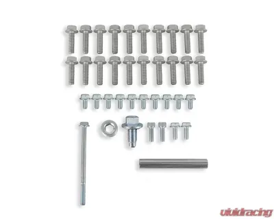 Holley Oil Pan Hardware with Turbo Drain Port Plug Ford 7.3L Godzilla Engine 2020+ - 302-107