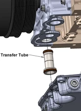 Holley Oil Transfer Tube Ford 7.3L Godzilla Engines 2020+                                     - 302-86 - Image 5