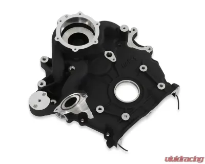 Holley Black Timing Cover Ford 7.3L Godzilla Engine 2020+ - 97-417