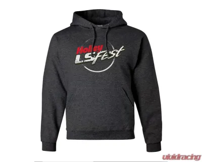 Holley LS Fest Distressed Logo Hoodie - 10405-MDHOL