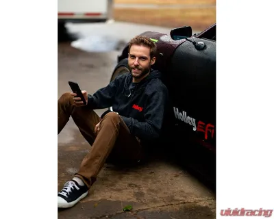Holley Heather Charcoal Branded Extremely Soft Premium Lightweight Fleece Full Zip Hood - 10433-2XHOL