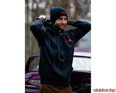 Holley Heather Charcoal Branded Extremely Soft Premium Lightweight Fleece Full Zip Hood - 10433-2XHOL