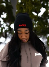 Holley Embroidered Cuffed Beanie                                     - 10439HOL - Image 5