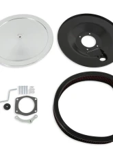 Holley 16 Inch Diameter Chrome RetroFilter Drive-by-Wire Air Cleaner                                     - 120-500 - Image 7
