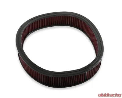 Holley 16 Inch Diameter Chrome RetroFilter Drive-by-Wire Air Cleaner - 120-500