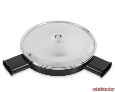 Holley 14 Inch Diameter Dual Snorkel Chrome RetroFilter Drive-by-Wire Air Cleaner - 120-520