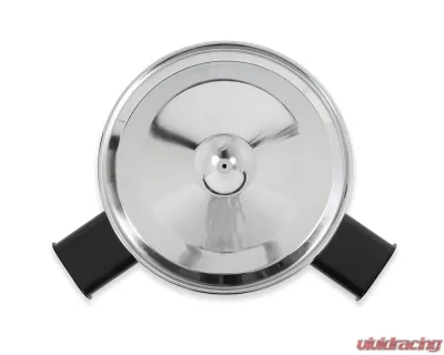 Holley 14 Inch Diameter Dual Snorkel Chrome RetroFilter Drive-by-Wire Air Cleaner - 120-520