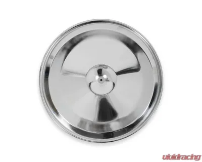 Holley 14 Inch Diameter Dual Snorkel Chrome RetroFilter Drive-by-Wire Air Cleaner - 120-520