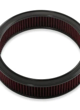 Holley 14 Inch Diameter Dual Snorkel Chrome RetroFilter Drive-by-Wire Air Cleaner                                     - 120-520 - Image 6