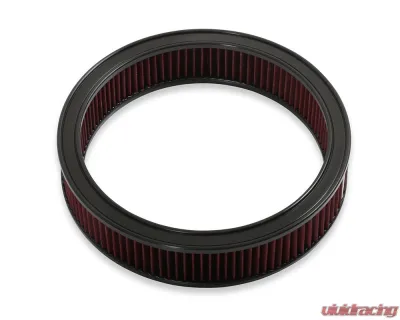 Holley 14 Inch Diameter Dual Snorkel Chrome RetroFilter Drive-by-Wire Air Cleaner - 120-520
