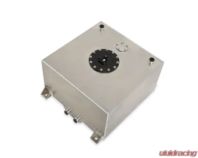 Holley 17x17x9" Rear Sump 10 Gallon Alumunium Fuel Cell w/ 8" Depth Fuel Gauge Sender - 19-212