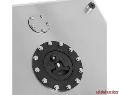 Holley 20x18x10" Flat Bottom 15 Gallon Alumunium Fuel Cell w/ 9" Depth Fuel Gauge Sender - 19-213