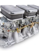 Holley Shiny 350 CFM 2300 Tri-Power 3x2 SBC Intake & Carburetor Kit Miscellaneous                                     - 300-522SA - Image 4