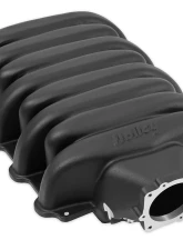 Holley Black Powder Coat Low-Profile Intake Manifold Ford 7.3L Godzilla Engine                                     - 300-900BK - Image 14