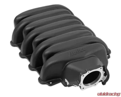 Holley Black Powder Coat Low-Profile Intake Manifold Ford 7.3L Godzilla Engine - 300-900BK