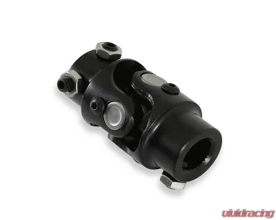 Holley Black Zinc Steel 3/4"-30 Spline x 3/4" DD U-Joint - 320-100
