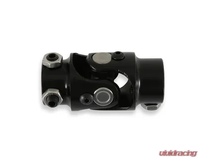 Holley Black Zinc Steel 3/4"-30 Spline x 3/4" DD U-Joint - 320-100