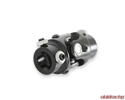 Holley Black Zinc Steel 3/4"-36 Spline x 3/4" DD U-Joint - 320-101