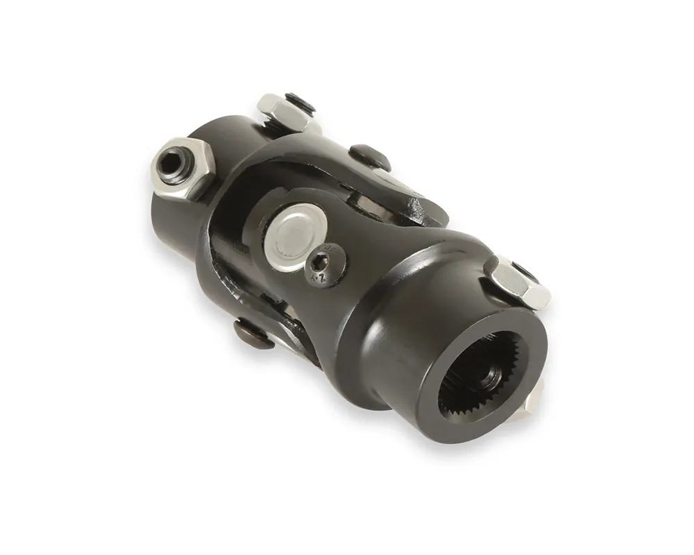 Holley Black Zinc Steel 3/4"-36 Spline x 3/4" DD U-Joint - 320-101