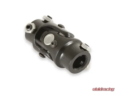 Holley Black Zinc Steel 3/4"-36 Spline x 3/4" DD U-Joint - 320-101