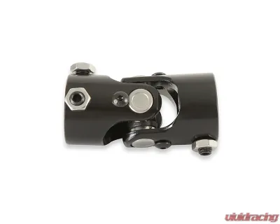 Holley Black Zinc Steel 1"-48 Spline to 1"-DD U-Joint - 320-104