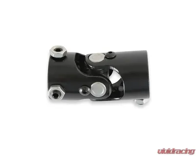 Holley Black Zinc Steel 1"-48 Spline to 1"-DD U-Joint - 320-104