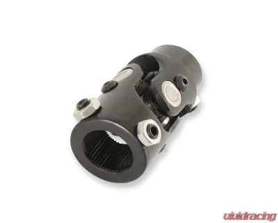 Holley Black Zinc Steel 1"-48 Spline to 3/4"-DD U-Joint - 320-105