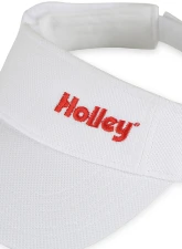 Holley White Visor w/ Red Embroidery                                     - 36-593 - Image 3
