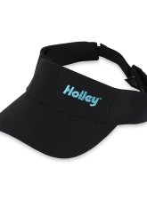 Holley Black Visor w/ Aqua Embroidery                                     - 36-594 - Image 5