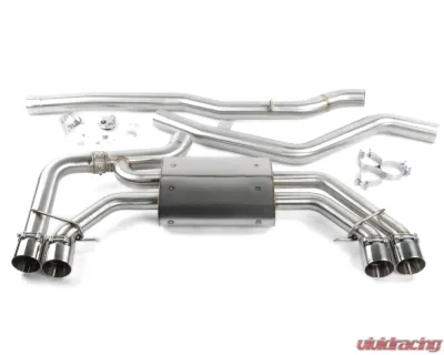 Holley Freeflow Catback Exhaust Stainless Steel Polished Tips for 2018-2025 BMW X3 M40i, X4 M40i - D660-0099