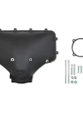 Holley EFI Hi-Ram 105mm Cast Side Mount Plenum Top (Black) Ford 5.0 Style Throttle Body Pattern 1986-1995                                     - 300-301BK - Image 3