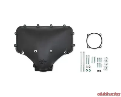 Holley EFI Hi-Ram 105mm Cast Side Mount Plenum Top (Black) Ford 5.0 Style Throttle Body Pattern 1986-1995 - 300-301BK