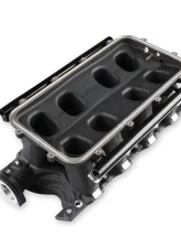 Holley EFI SBF Ford Hi-Ram EFI Manifold with Side Mount Top 8.2" Black 95mm Throttle Bore                                     - 300-306BK - Image 4