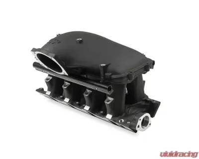 Holley EFI SBF Ford Hi-Ram EFI Manifold with Side Mount Top 8.2" Black 105mm Throttle Bore - 300-308BK