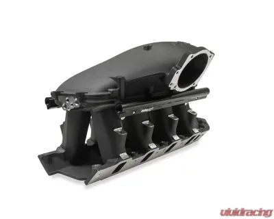 Holley EFI SBF Ford Hi-Ram EFI Manifold with Side Mount Top 8.2" Black 105mm Throttle Bore - 300-308BK