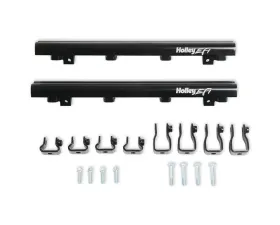 Holley EFI Replacement Fuel Rail Kit for Lo-Ram Dual Injector Manifolds