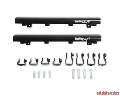 Holley EFI Replacement Fuel Rail Kit for Lo-Ram Dual Injector Manifolds - 534-261