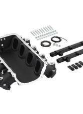Holley EFI Ultra Lo-Ram Manifold Base (Black Finish) with Port Injection Fuel Rails GM Gen V LT Engine                                     - 300-713BK - Image 11