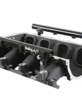Holley EFI Ultra Lo-Ram Manifold Base (Black Finish) with Port Injection Fuel Rails GM Gen V LT Engine                                     - 300-713BK - Image 4