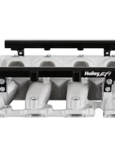 Holley EFI Ultra Lo-Ram Manifold Base (Satin Finish) with Port Injection Fuel Rails GM Gen V LT Engine                                     - 300-713 - Image 5
