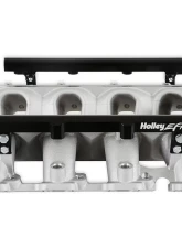 Holley EFI Ultra Lo-Ram Manifold Base (Satin Finish) with Port Injection Fuel Rails GM Gen V LT Engine                                     - 300-713 - Image 9