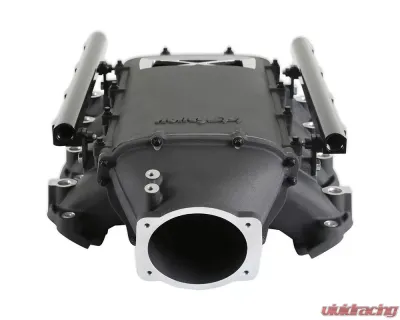 Holley EFI Ultra Lo-Ram Manifold Kit (Black Finish) w/ Port Injection Fuel Rails GM Gen V LT Engine - 300-719BK